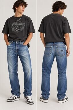 KR3W Jeans Mens 30x29 Blue Distressed Faded Skate Y2K 2000s Denim Pants